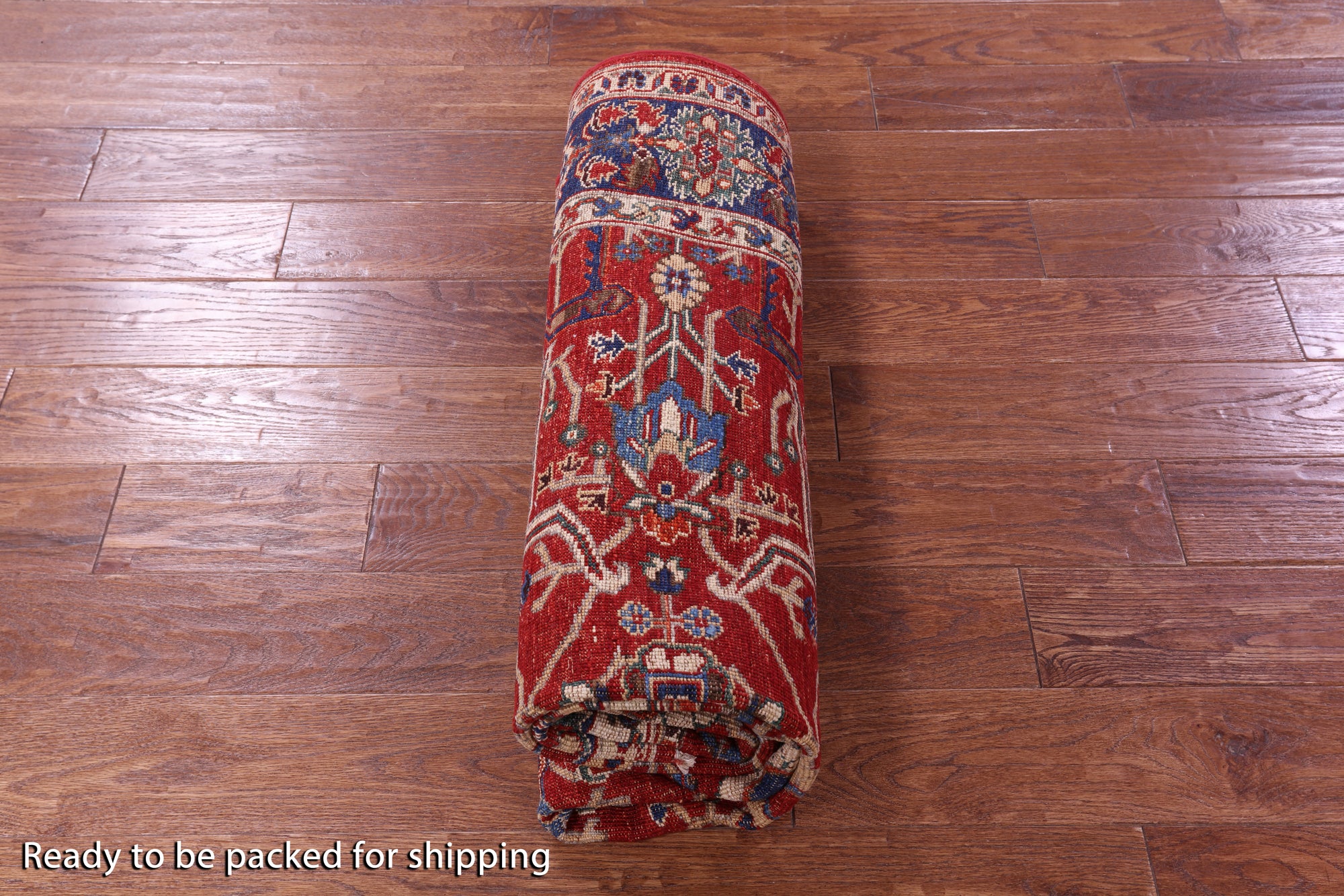 Persian Fine Serapi Hand Knotted Wool Rug - 5' 1" X 7' 4" - Golden Nile