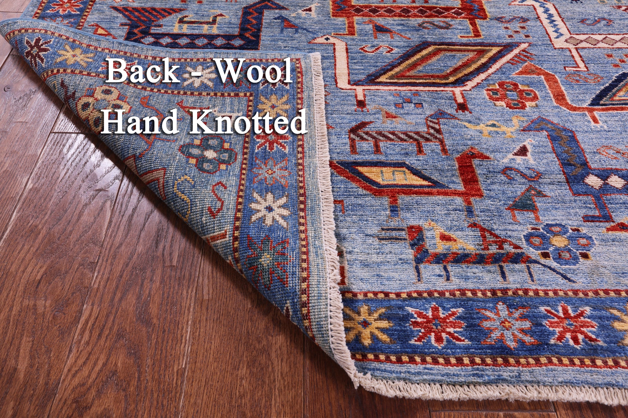 Persian Fine Serapi Hand Knotted Wool Rug - 4' 11" X 7' 0" - Golden Nile