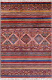 Khorjin Persian Gabbeh Handmade Wool Rug - 4' 0" X 6' 1" - Golden Nile