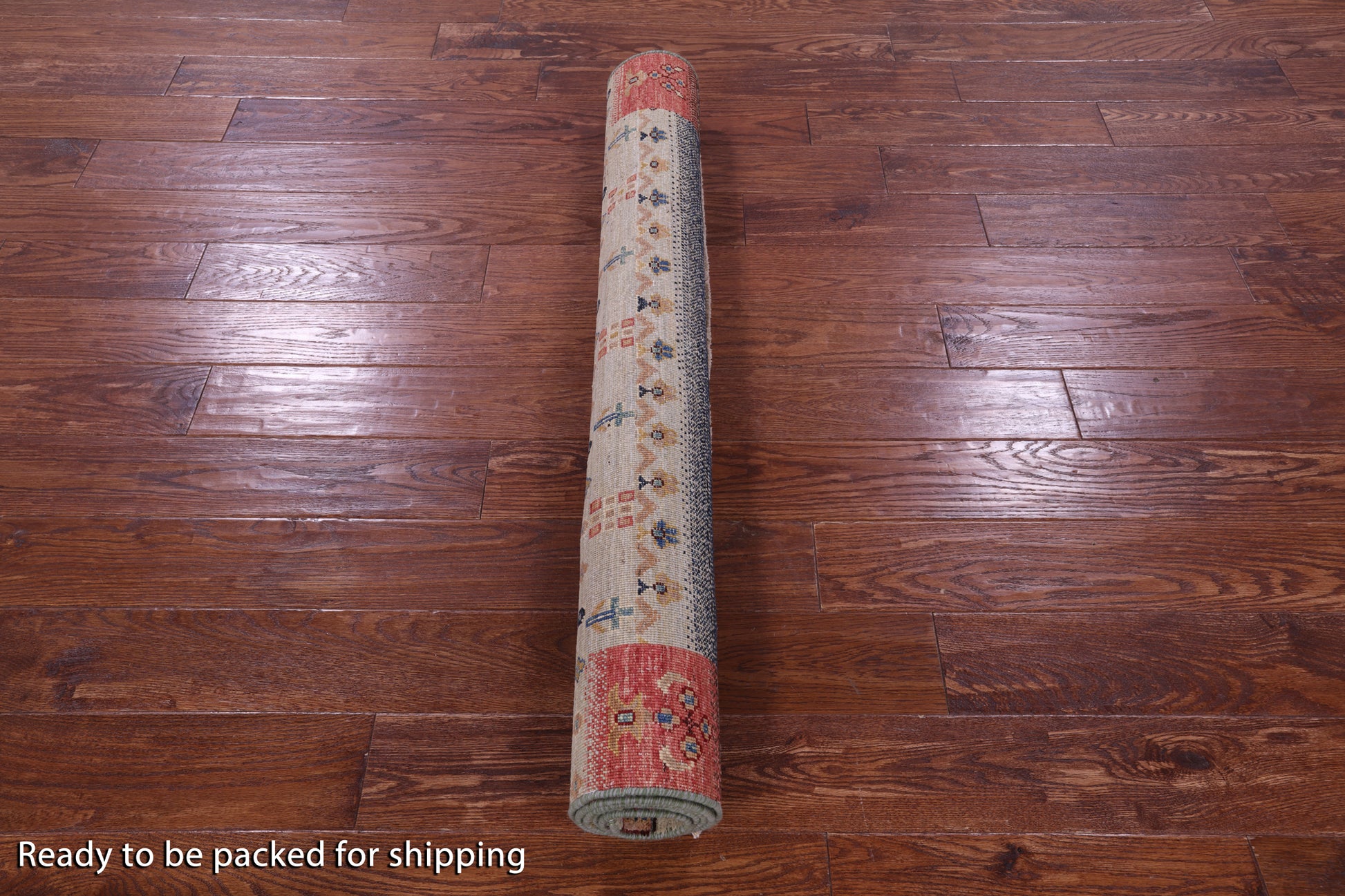 Tribal Persian Gabbeh Hand Knotted Wool Rug - 4' 1" X 6' 2" - Golden Nile