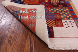 Tribal Persian Gabbeh Handmade Wool Rug - 3' 4" X 5' 0" - Golden Nile