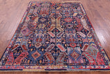 Persian Fine Serapi Handmade Wool Rug - 6' 0" X 7' 10" - Golden Nile