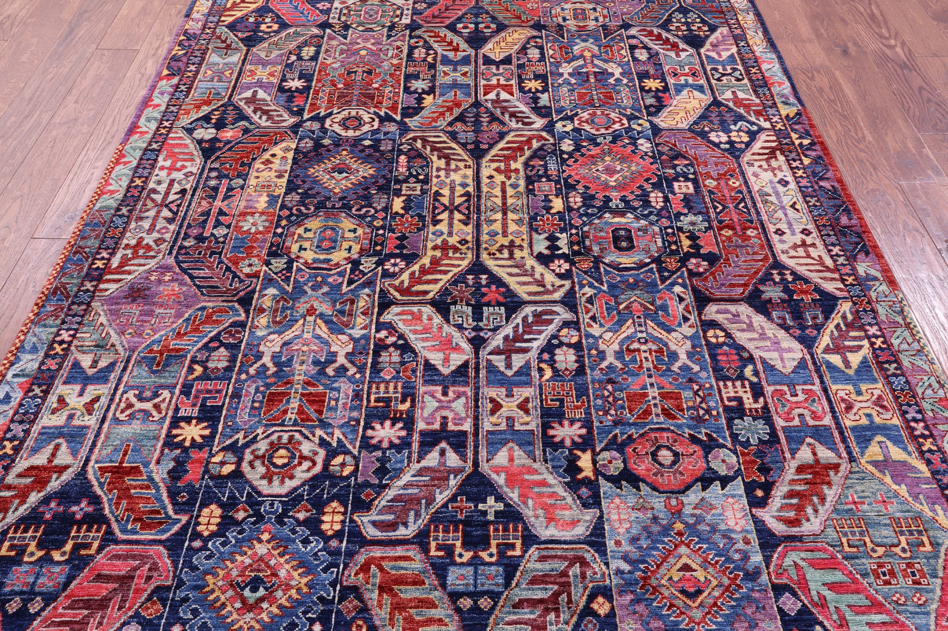 Persian Fine Serapi Handmade Wool Rug - 6' 0" X 7' 10" - Golden Nile