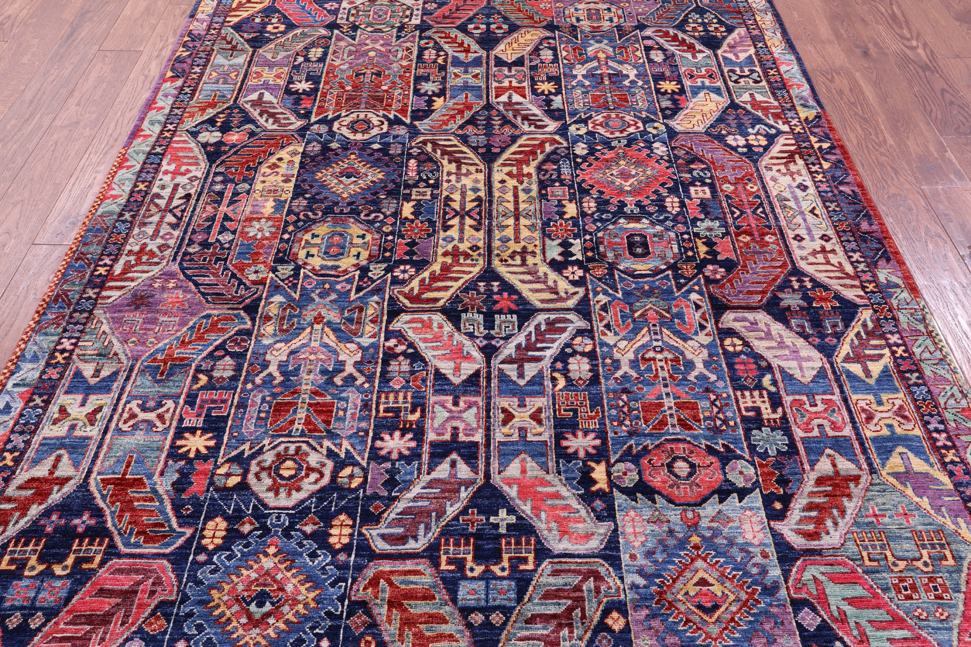 Persian Fine Serapi Handmade Wool Rug - 6' 0" X 7' 10" - Golden Nile