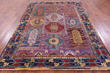 Persian Fine Serapi Hand Knotted Wool Rug - 6' 2" X 8' 8" - Golden Nile