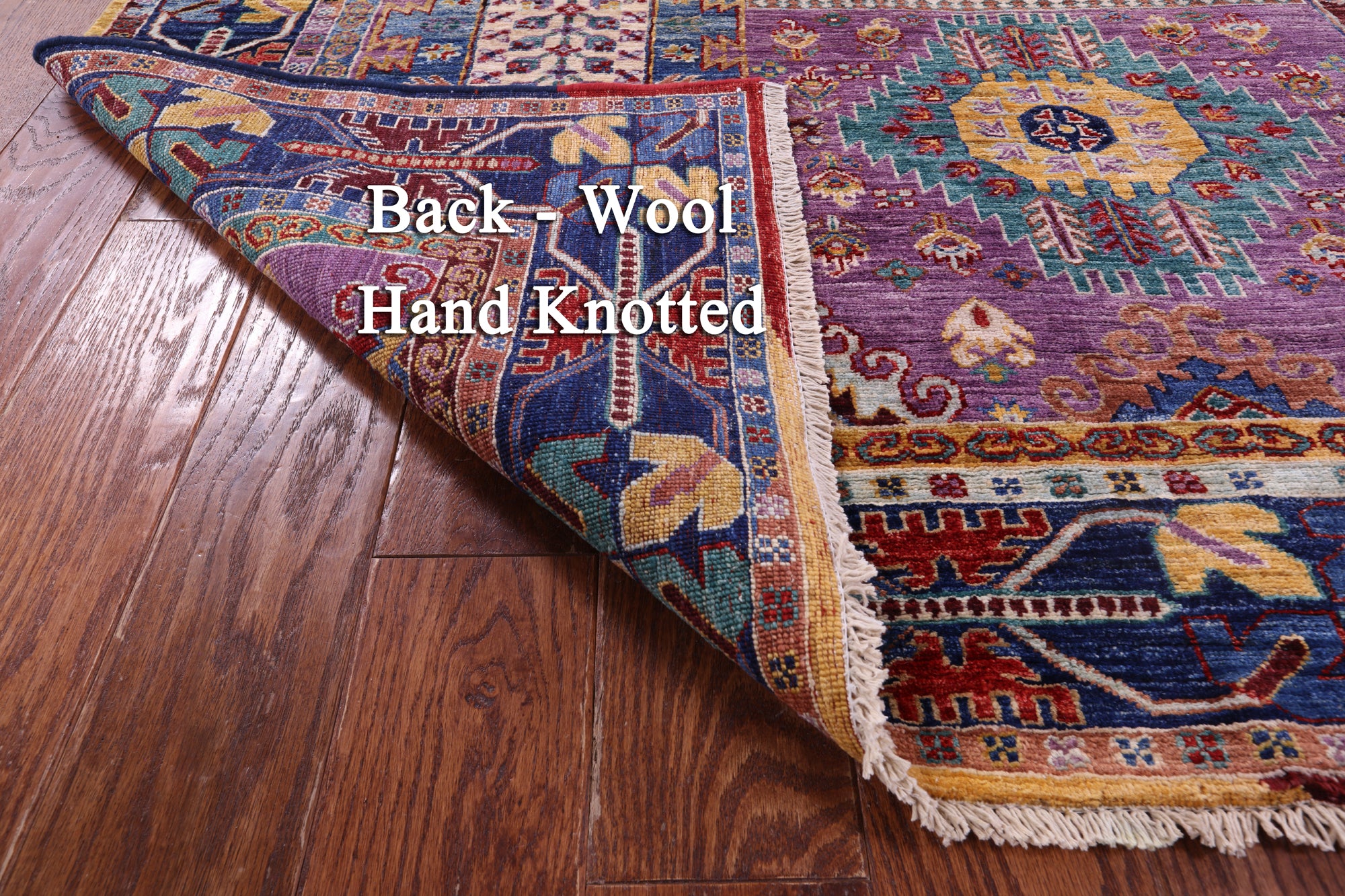 Persian Fine Serapi Hand Knotted Wool Rug - 6' 2" X 8' 8" - Golden Nile