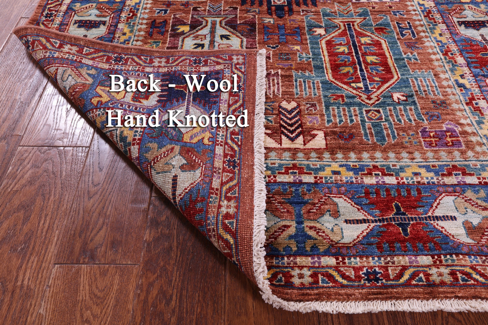 Persian Fine Serapi Handmade Wool Rug - 3' 11" X 5' 11" - Golden Nile