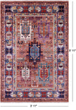 Persian Fine Serapi Handmade Wool Rug - 3' 11" X 5' 11" - Golden Nile