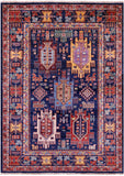 Persian Fine Serapi Hand Knotted Wool Rug - 4' 2" X 6' 0" - Golden Nile