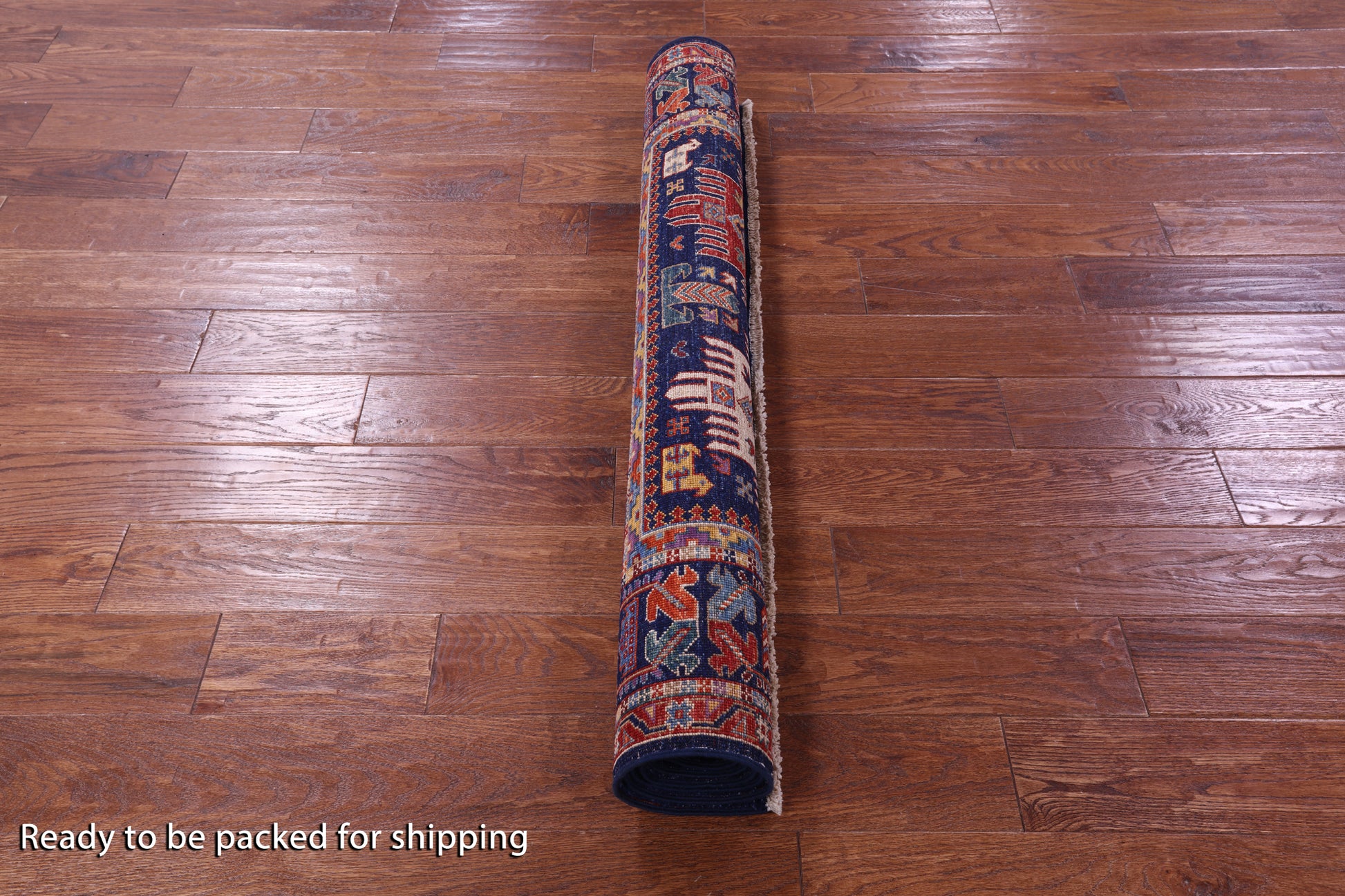 Persian Fine Serapi Hand Knotted Wool Rug - 4' 2" X 6' 0" - Golden Nile