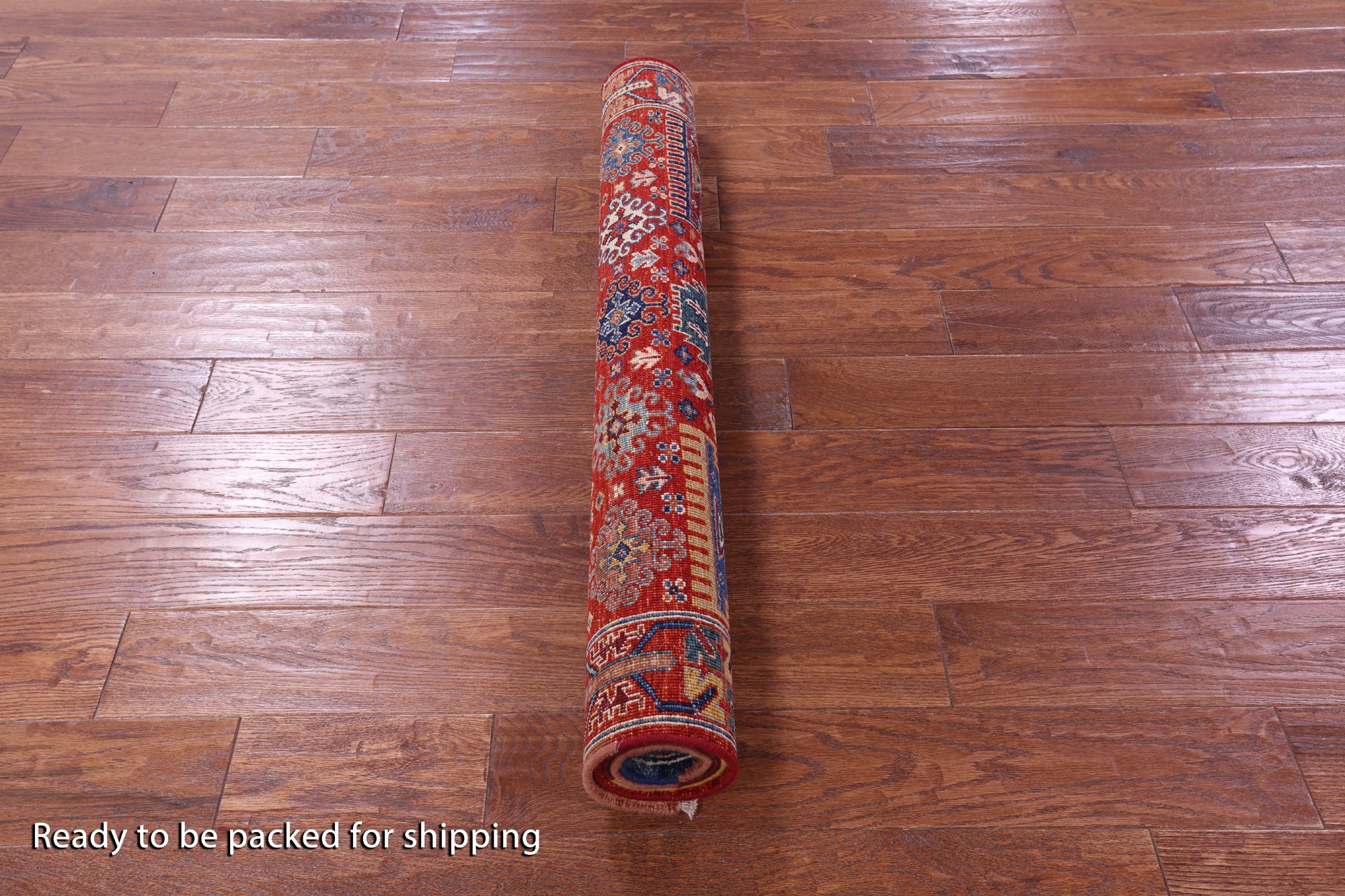 Persian Fine Serapi Hand Knotted Wool Rug - 3' 8" X 4' 11" - Golden Nile