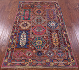 Persian Fine Serapi Hand Knotted Wool Rug - 3' 3" X 5' 5" - Golden Nile