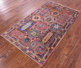 Persian Fine Serapi Hand Knotted Wool Rug - 3' 3" X 5' 5" - Golden Nile