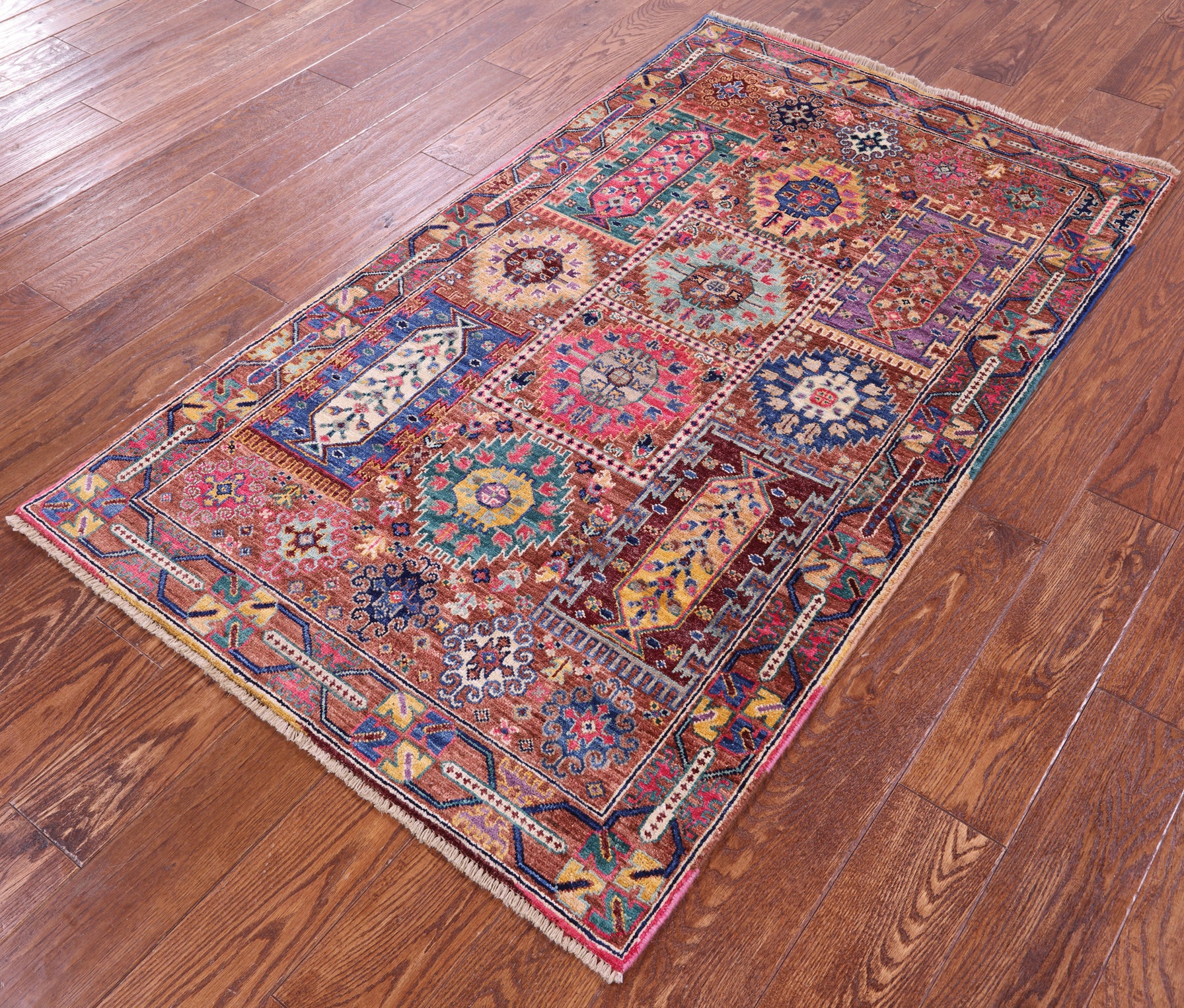 Persian Fine Serapi Hand Knotted Wool Rug - 3' 3" X 5' 5" - Golden Nile