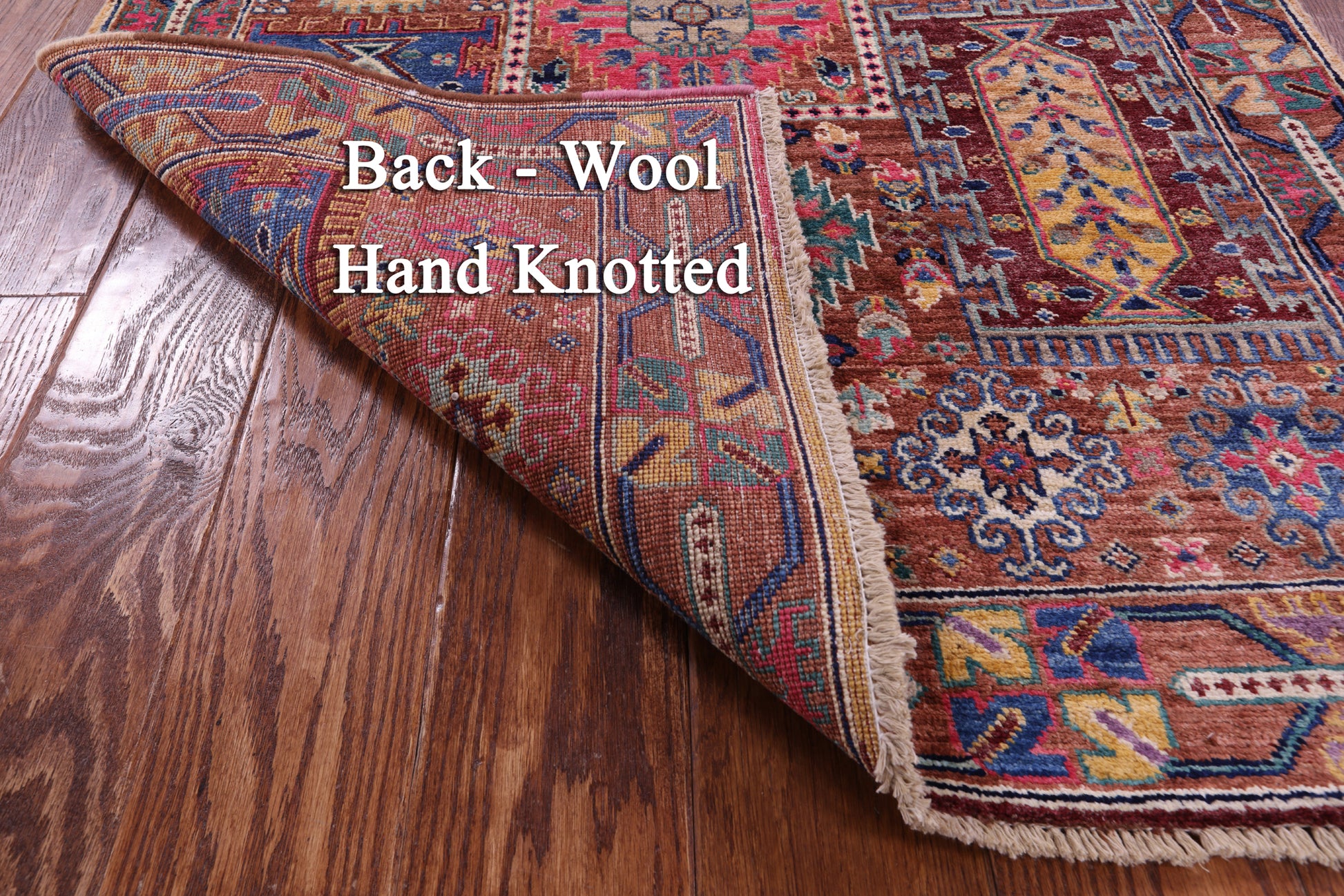 Persian Fine Serapi Hand Knotted Wool Rug - 3' 3" X 5' 5" - Golden Nile