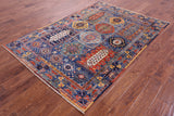 Persian Fine Serapi Handmade Wool Rug - 4' 11" X 7' 3" - Golden Nile