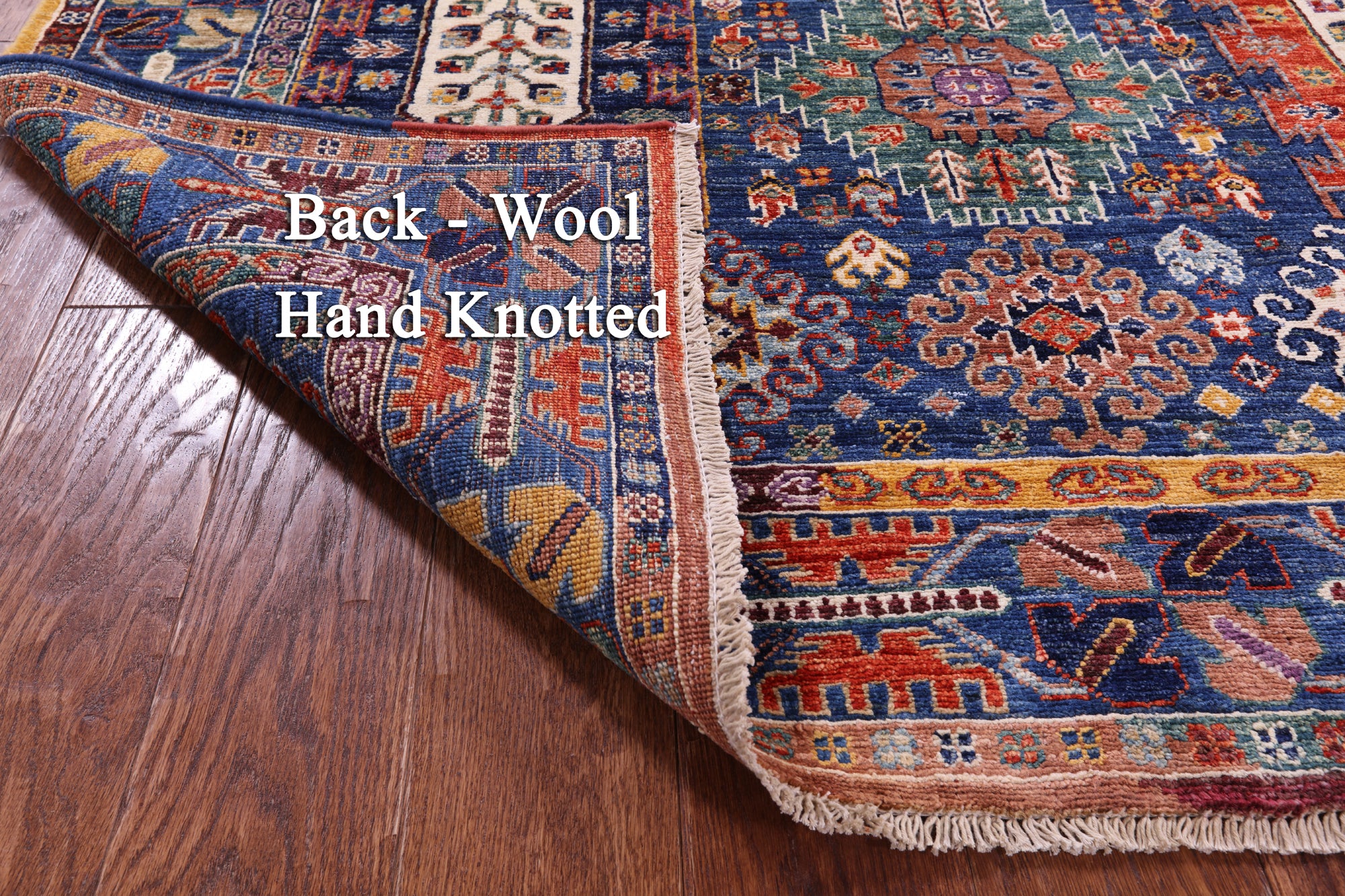 Persian Fine Serapi Handmade Wool Rug - 4' 11" X 7' 3" - Golden Nile