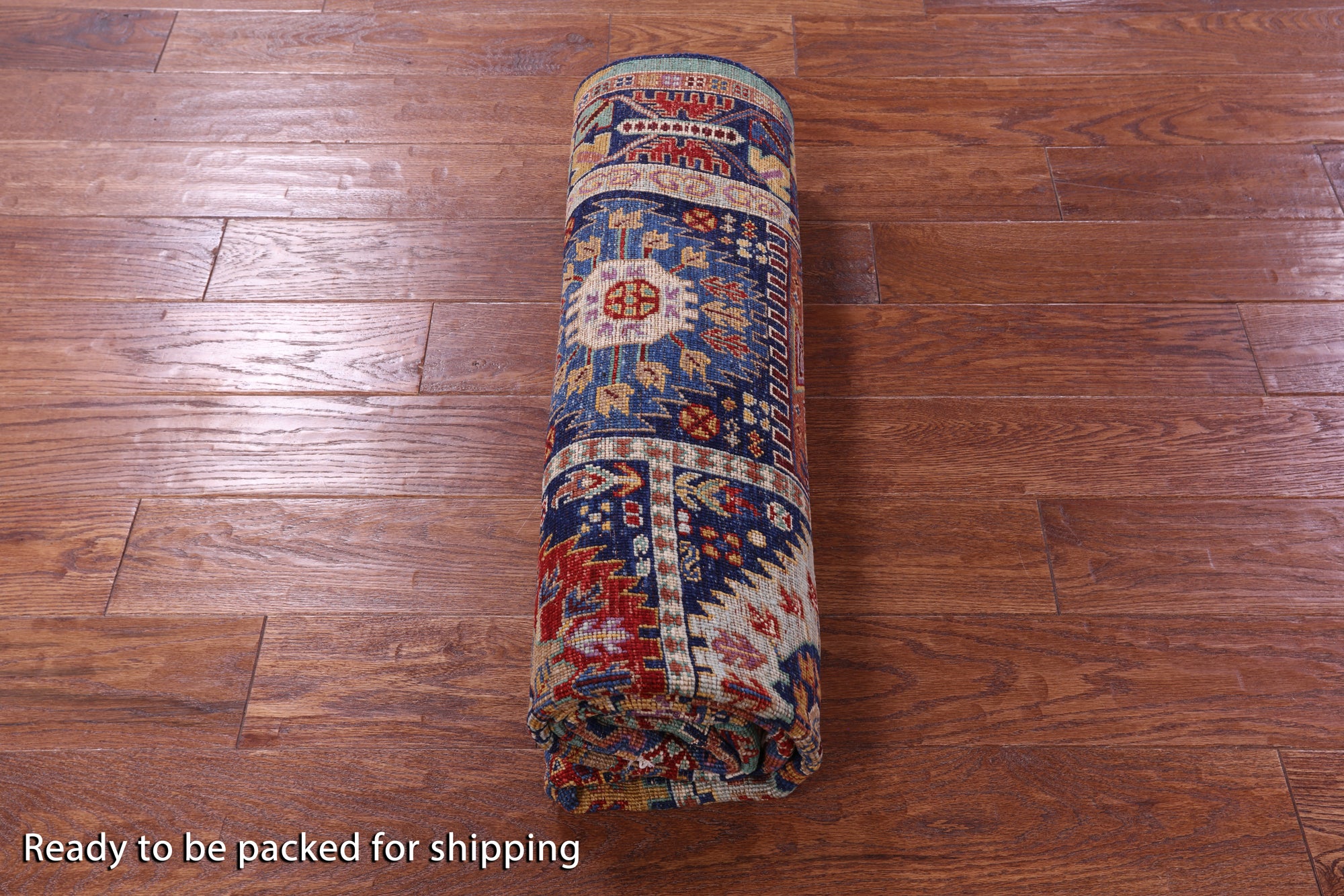Persian Fine Serapi Hand Knotted Wool Rug - 5' 0" X 6' 9" - Golden Nile