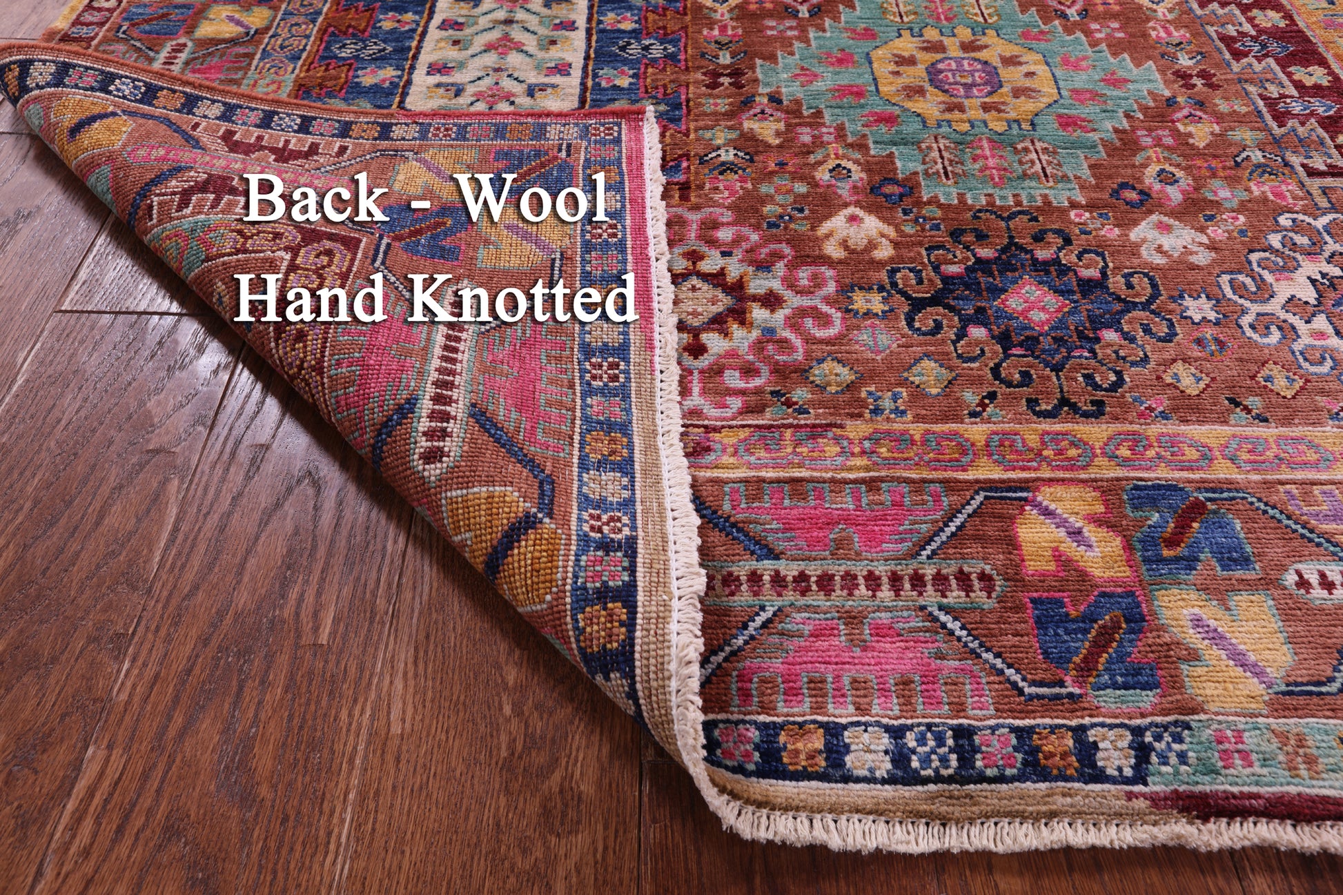 Persian Fine Serapi Handmade Wool Rug - 4' 11" X 6' 9" - Golden Nile