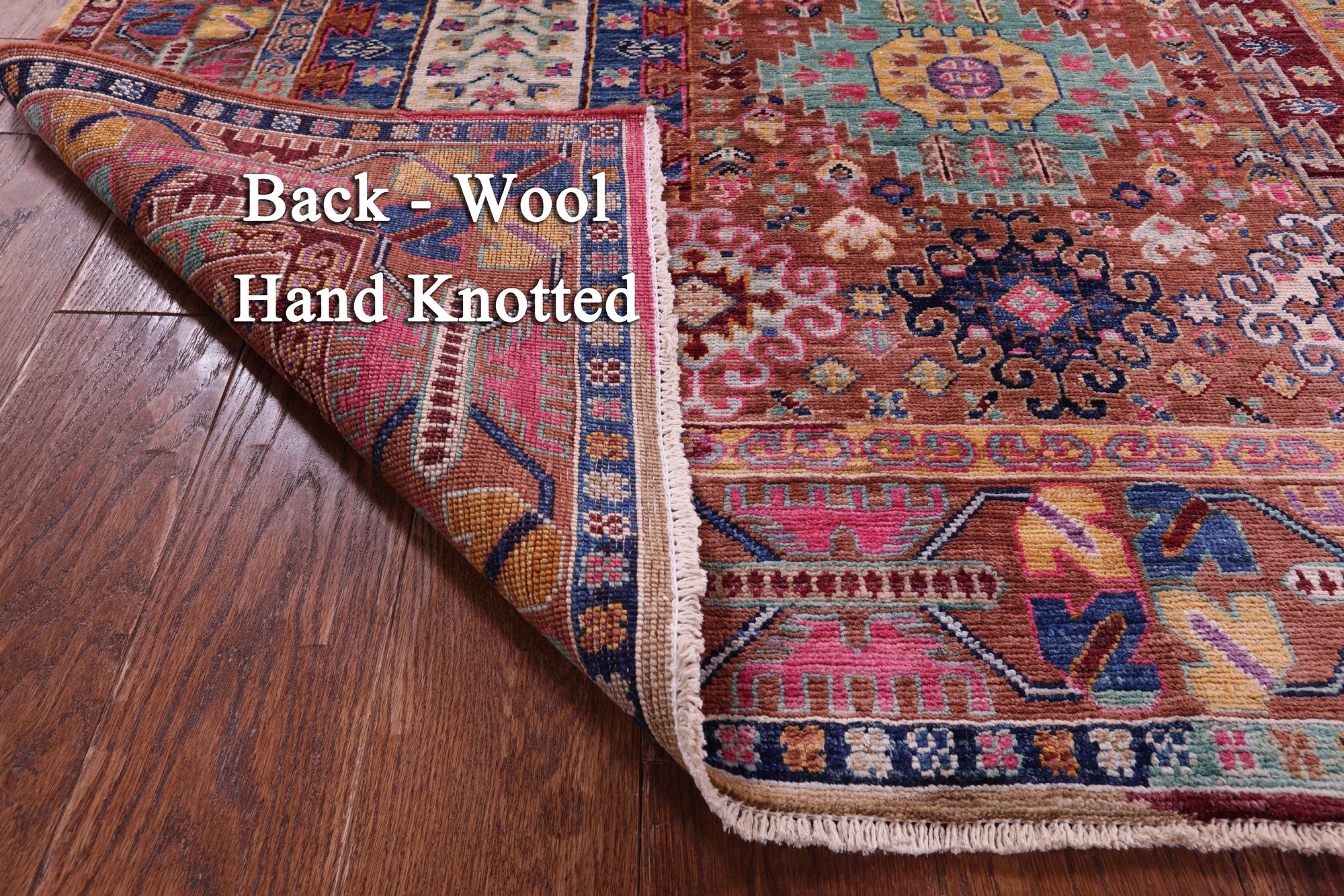 Persian Fine Serapi Handmade Wool Rug - 4' 11" X 6' 9" - Golden Nile