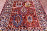 Persian Fine Serapi Hand Knotted Wool Rug - 5' 1" X 6' 6" - Golden Nile