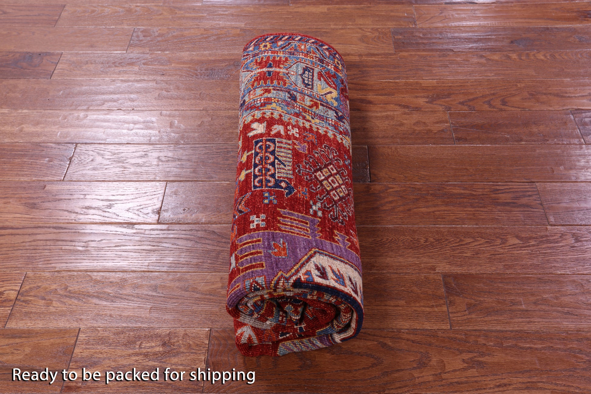 Persian Fine Serapi Hand Knotted Wool Rug - 5' 1" X 6' 6" - Golden Nile