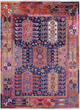 Persian Fine Serapi Handmade Wool Rug - 4' 10" X 6' 9" - Golden Nile