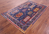 Persian Fine Serapi Handmade Wool Rug - 4' 10" X 7' 5" - Golden Nile