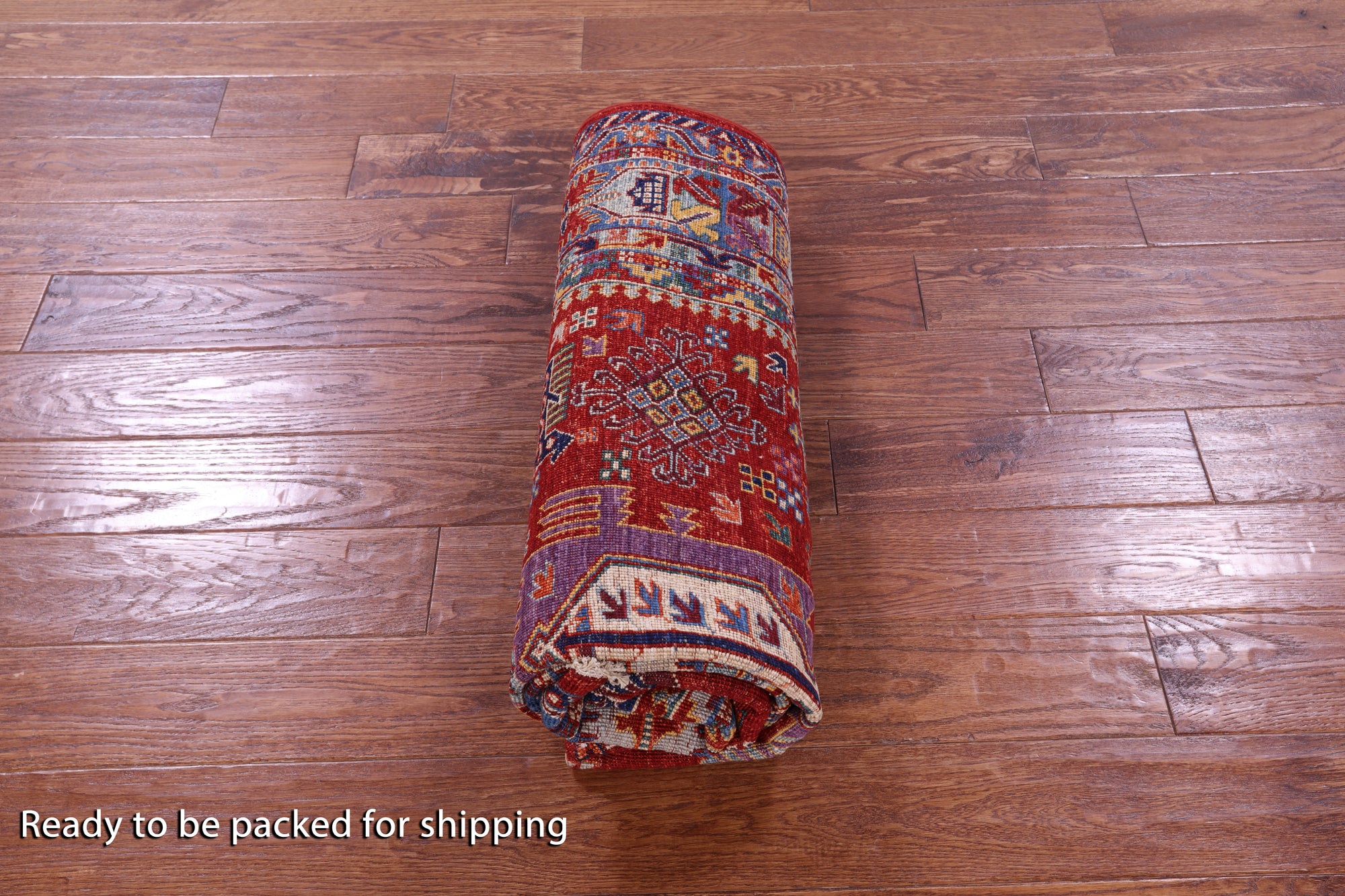 Persian Fine Serapi Hand Knotted Wool Rug - 4' 9" X 6' 9" - Golden Nile