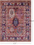 Persian Fine Serapi Handmade Wool Rug - 4' 11" X 6' 8" - Golden Nile