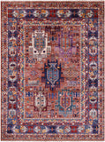 Persian Fine Serapi Handmade Wool Rug - 4' 11" X 6' 8" - Golden Nile