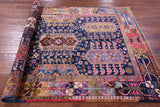 Persian Fine Serapi Handmade Wool Rug - 5' 0" X 6' 11" - Golden Nile