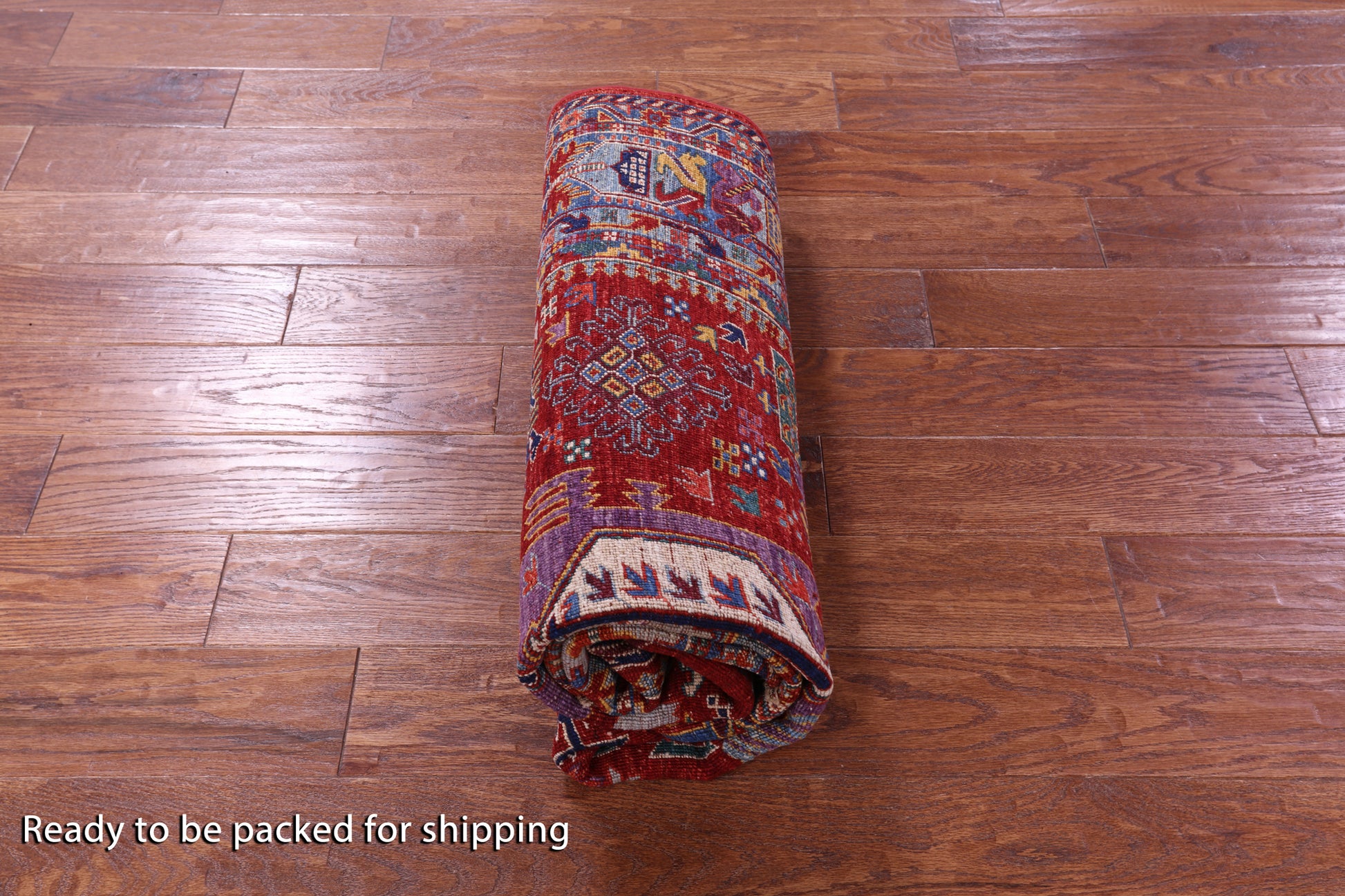 Persian Fine Serapi Hand Knotted Wool Rug - 4' 11" X 6' 9" - Golden Nile
