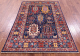 Persian Fine Serapi Hand Knotted Wool Rug - 4' 10" X 6' 10" - Golden Nile