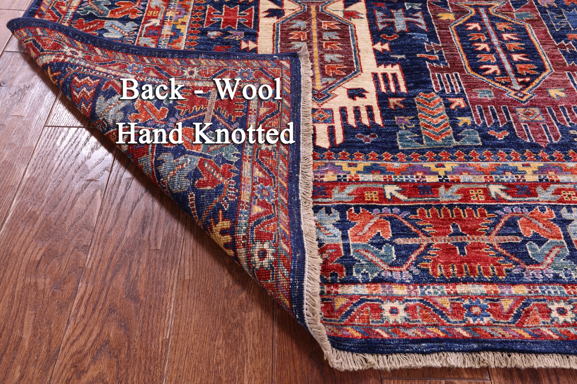 Persian Fine Serapi Hand Knotted Wool Rug - 4' 10" X 6' 10" - Golden Nile
