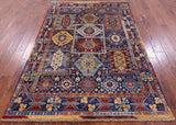Persian Fine Serapi Hand Knotted Wool Rug - 4' 10" X 6' 10" - Golden Nile