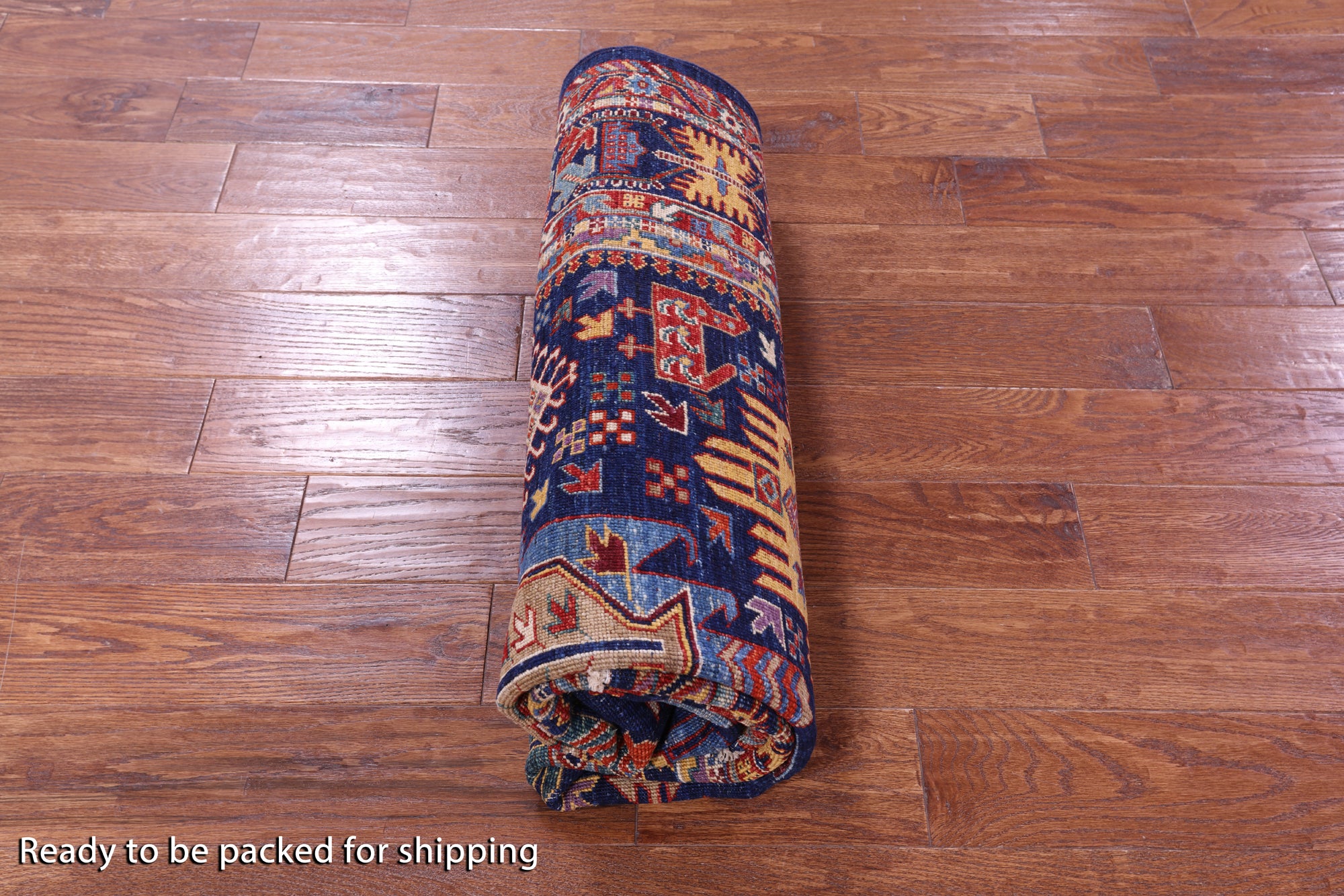 Persian Fine Serapi Handmade Wool Rug - 5' 1" X 6' 10" - Golden Nile