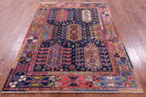 Persian Fine Serapi Handmade Wool Rug - 5' 0" X 6' 10" - Golden Nile