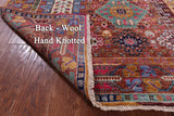 Persian Fine Serapi Handmade Wool Rug - 4' 11" X 7' 1" - Golden Nile