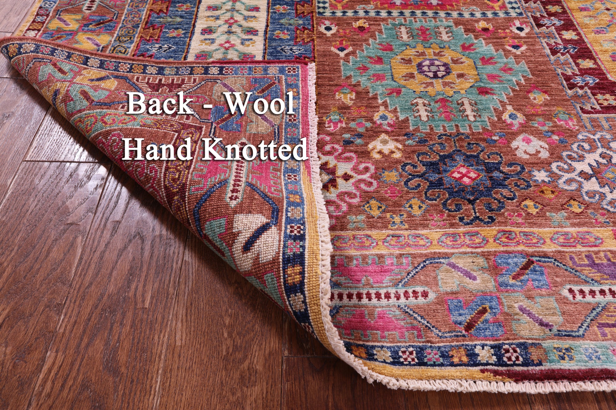 Persian Fine Serapi Hand Knotted Wool Rug - 4' 11" X 7' 0" - Golden Nile