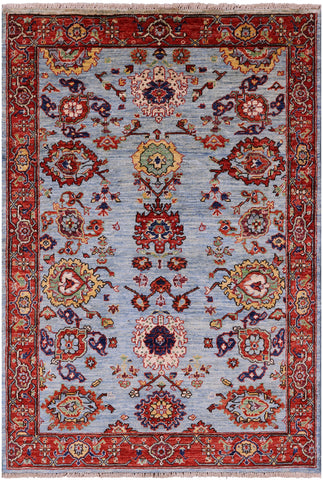 Persian Fine Serapi Hand Knotted Wool Rug - 4' 0