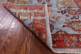 Persian Fine Serapi Hand Knotted Wool Rug - 4' 0" X 5' 10" - Golden Nile