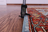 Persian Fine Serapi Hand Knotted Wool Rug - 4' 0" X 5' 10" - Golden Nile