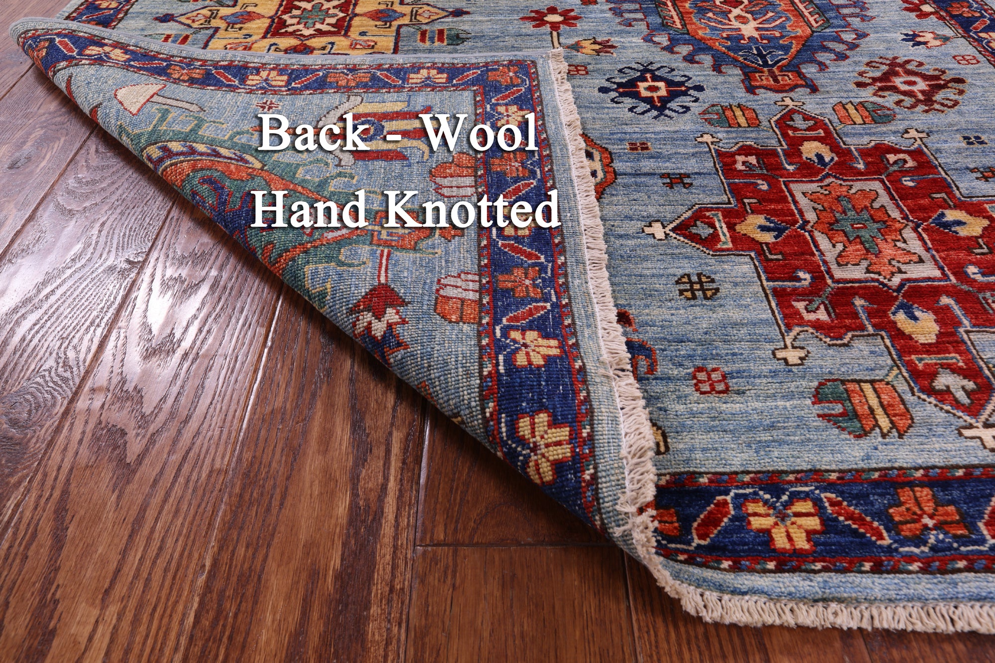 Persian Fine Serapi Hand Knotted Wool Rug - 4' 0" X 6' 0" - Golden Nile