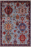 Persian Fine Serapi Hand Knotted Wool Rug - 4' 0" X 6' 0" - Golden Nile