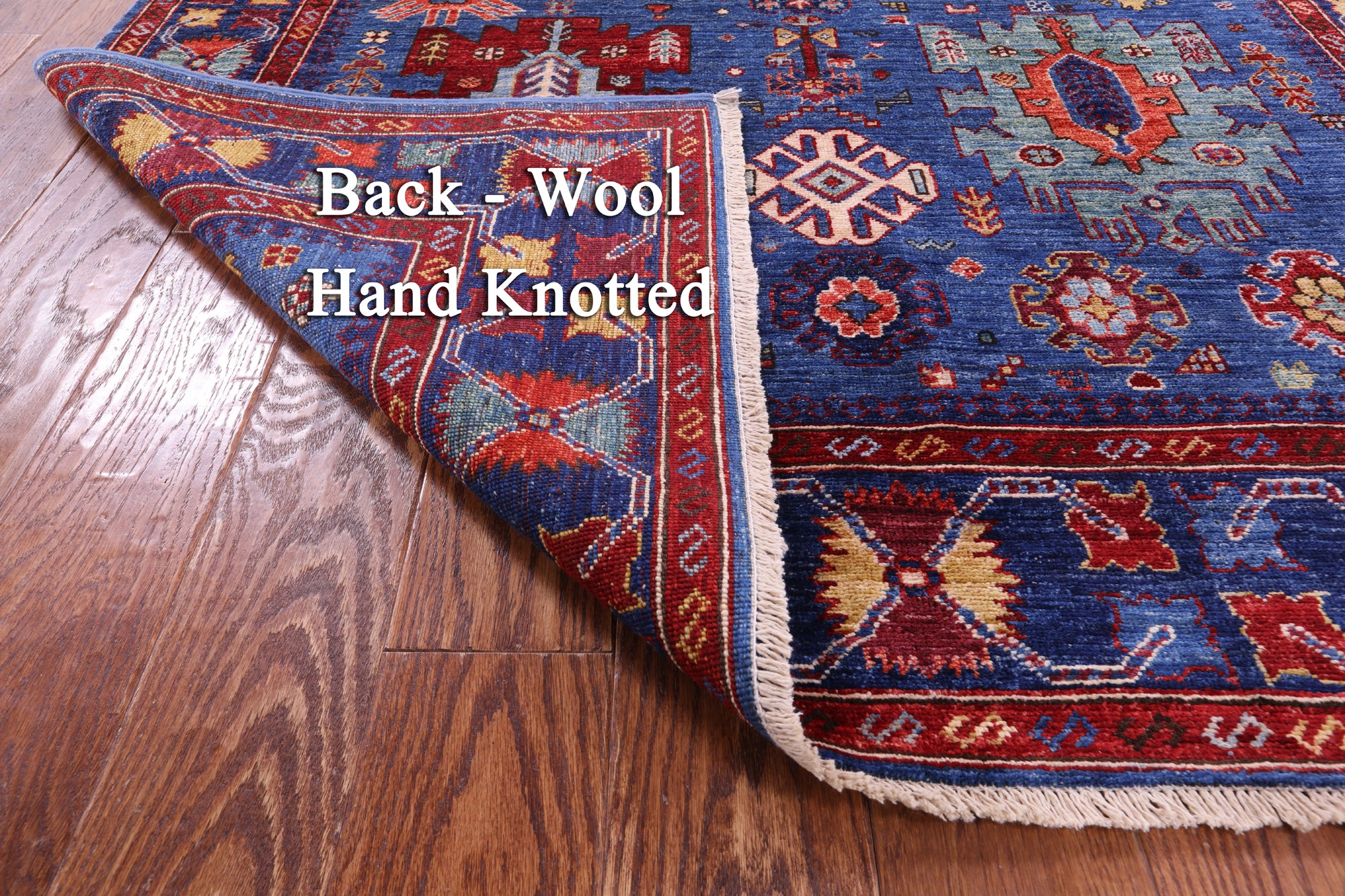 Turkmen Ersari Hand Knotted Wool Rug - 4' 10" X 6' 9" - Golden Nile