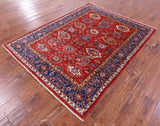 Persian Fine Serapi Hand Knotted Wool Rug - 5' 0" X 6' 5" - Golden Nile