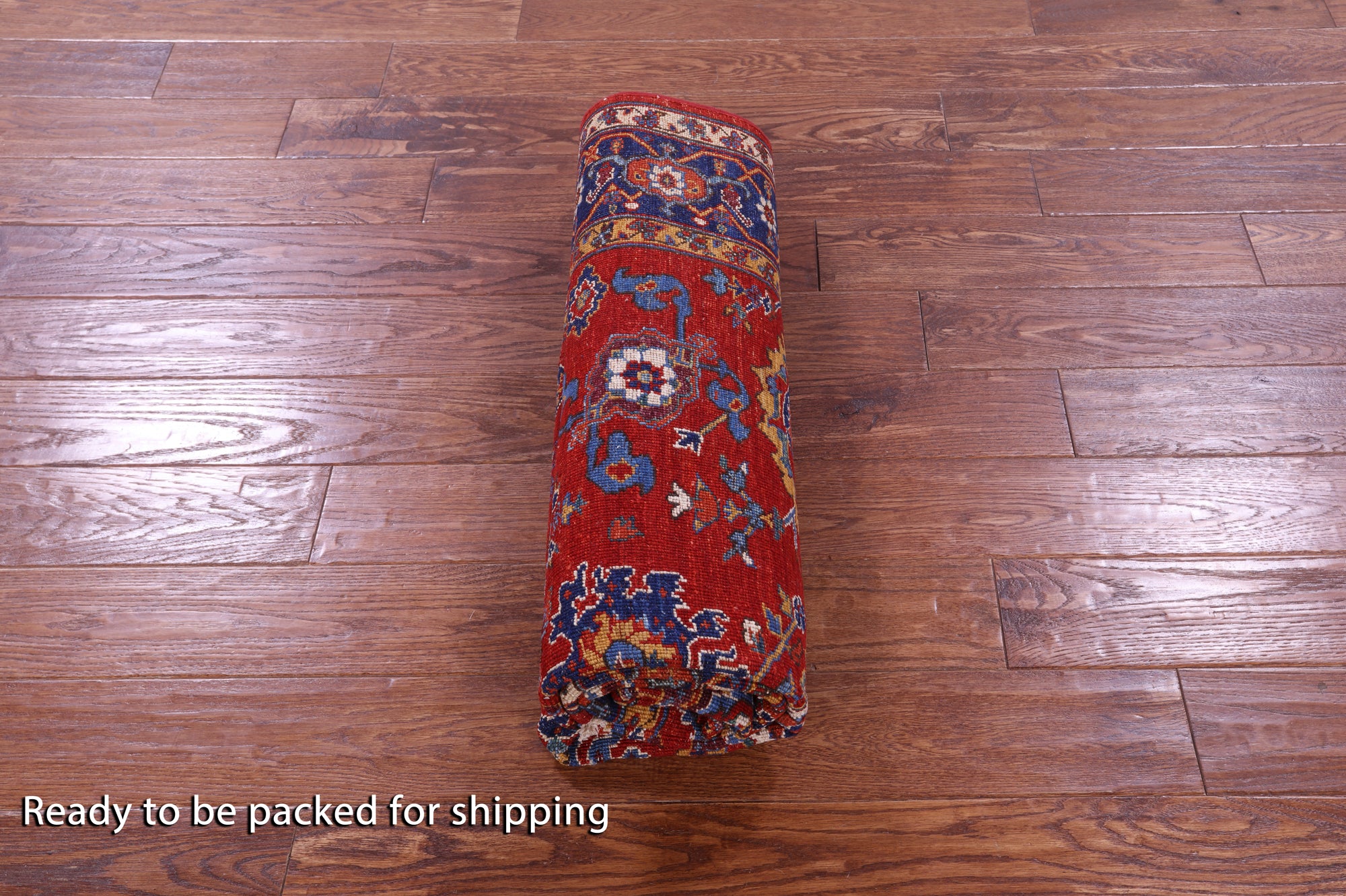 Persian Fine Serapi Hand Knotted Wool Rug - 5' 0" X 6' 5" - Golden Nile