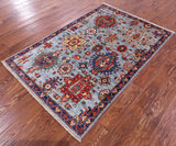 Persian Fine Serapi Hand Knotted Wool Rug - 3' 11" X 5' 10" - Golden Nile