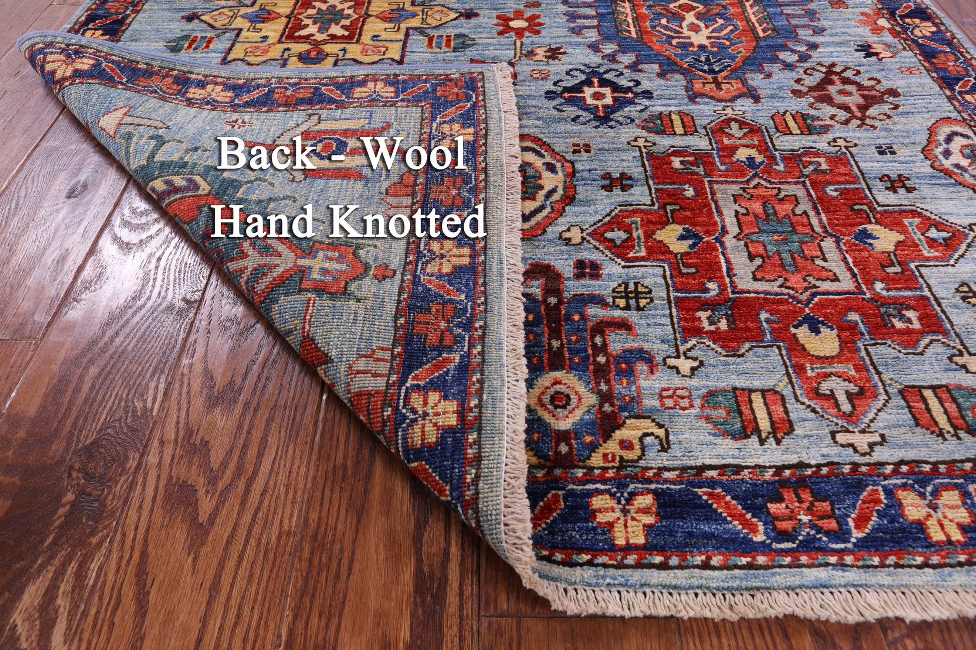 Persian Fine Serapi Hand Knotted Wool Rug - 3' 11" X 5' 10" - Golden Nile